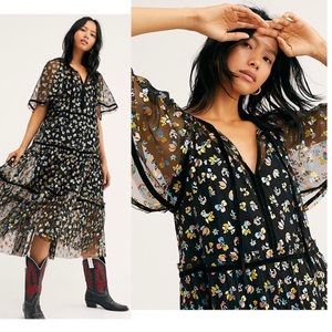 Free People Practical Magic Midi Dress